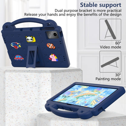 For Lenovo P11 Plus J607F / Xiaoxin Pad 11 Handle Kickstand Children EVA Shockproof Tablet Case(Navy Blue) - Lenovo by buy2fix | Online Shopping UK | buy2fix