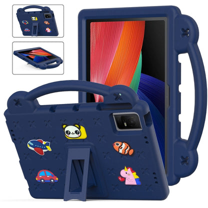 For TCL Tab 11 9466x3 Handle Kickstand Children EVA Shockproof Tablet Case(Navy Blue) - Others by buy2fix | Online Shopping UK | buy2fix