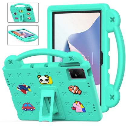 For TCL Nxt Pader 11 2023 Handle Kickstand Children EVA Shockproof Tablet Case(Mint Green) - Others by buy2fix | Online Shopping UK | buy2fix