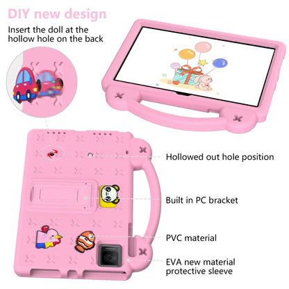 For TCL Tab 10 Gen2 10.36 2023 Handle Kickstand Children EVA Shockproof Tablet Case(Pink) - Others by buy2fix | Online Shopping UK | buy2fix