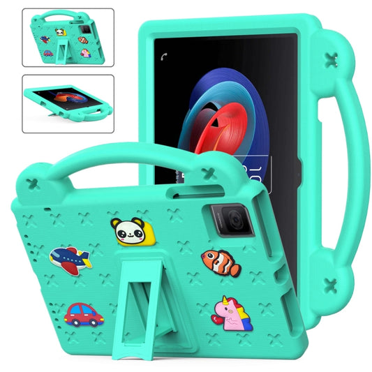For TCL Tab 10 Gen2 10.36 2023 Handle Kickstand Children EVA Shockproof Tablet Case(Mint Green) - Others by buy2fix | Online Shopping UK | buy2fix