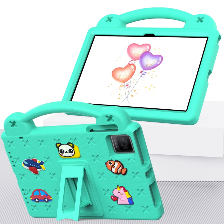 For TCL Tab 10 Gen2 10.36 2023 Handle Kickstand Children EVA Shockproof Tablet Case(Mint Green) - Others by buy2fix | Online Shopping UK | buy2fix