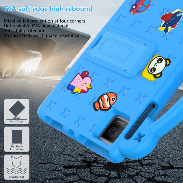 For TCL Tab 10 Gen2 10.36 2023 Handle Kickstand Children EVA Shockproof Tablet Case(Sky Blue) - Others by buy2fix | Online Shopping UK | buy2fix