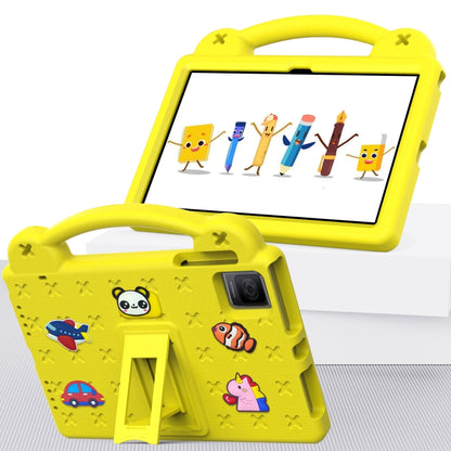 For TCL Tab 10 Gen2 10.36 2023 Handle Kickstand Children EVA Shockproof Tablet Case(Yellow) - Others by buy2fix | Online Shopping UK | buy2fix