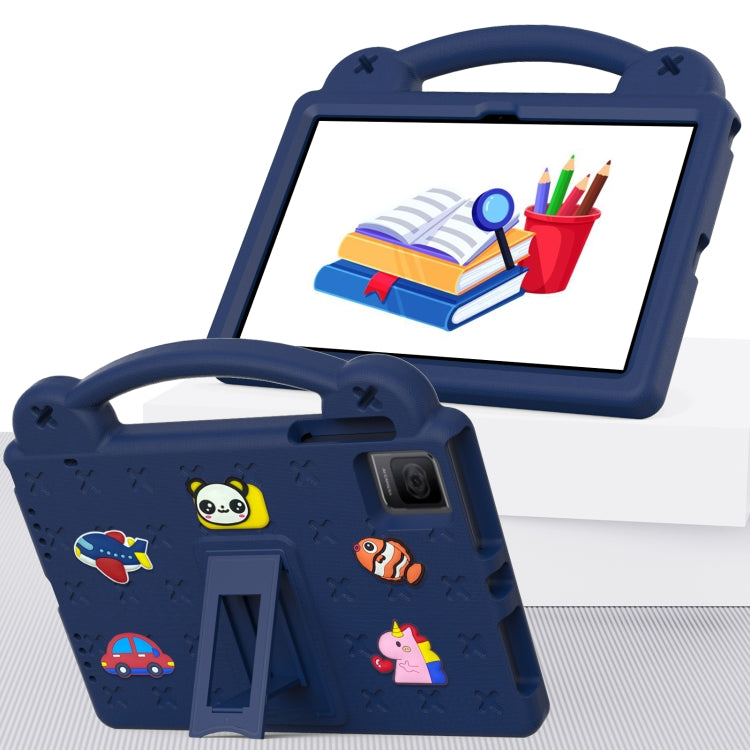 For TCL Tab 10 Gen2 10.36 2023 Handle Kickstand Children EVA Shockproof Tablet Case(Navy Blue) - Others by buy2fix | Online Shopping UK | buy2fix