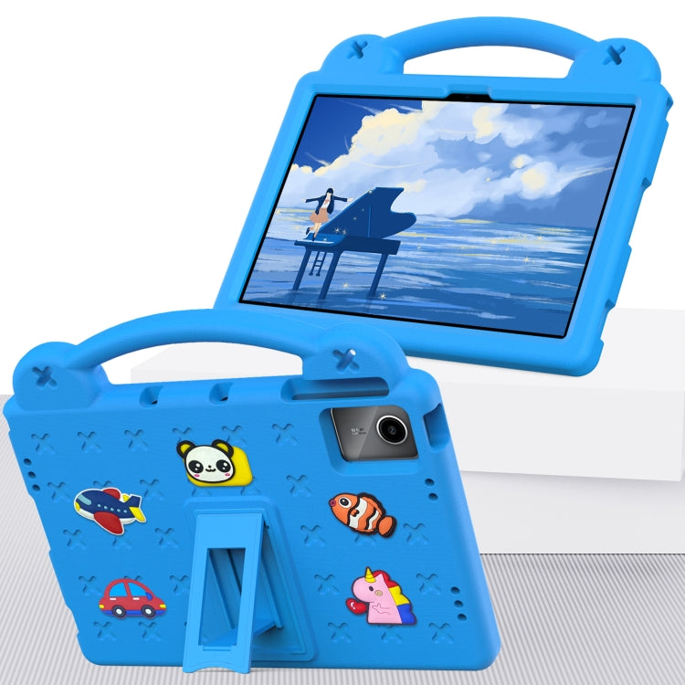 For DOOGEE T30 Pro 11 2023 Handle Kickstand Children EVA Shockproof Tablet Case(Sky Blue) - Others by buy2fix | Online Shopping UK | buy2fix