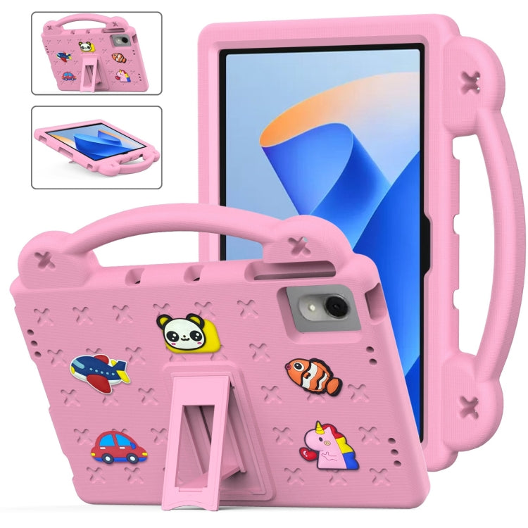 For Huawei MetePad 11 2023 / 2021 Handle Kickstand Children EVA Shockproof Tablet Case(Pink) - Huawei by buy2fix | Online Shopping UK | buy2fix