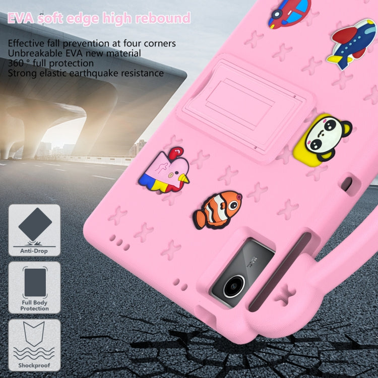 For Huawei MetePad 11 2023 / 2021 Handle Kickstand Children EVA Shockproof Tablet Case(Pink) - Huawei by buy2fix | Online Shopping UK | buy2fix