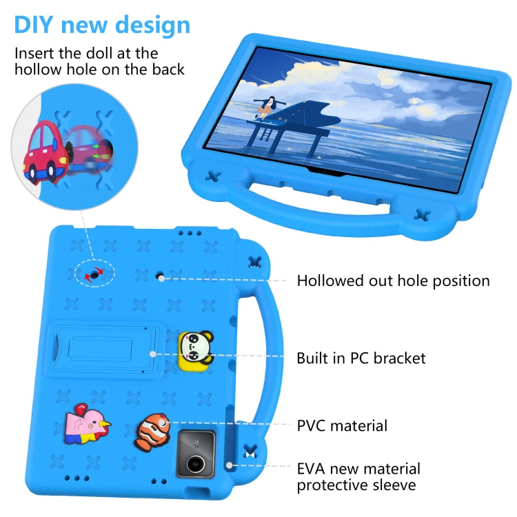 For Huawei MetePad 11 2023 / 2021 Handle Kickstand Children EVA Shockproof Tablet Case(Sky Blue) - Huawei by buy2fix | Online Shopping UK | buy2fix