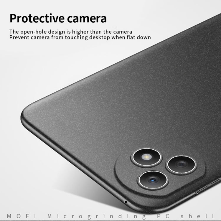 For Honor X50i+ / X50i Pro MOFI Fandun Series Frosted PC Ultra-thin All-inclusive Phone Case(Black) - Honor Cases by MOFI | Online Shopping UK | buy2fix