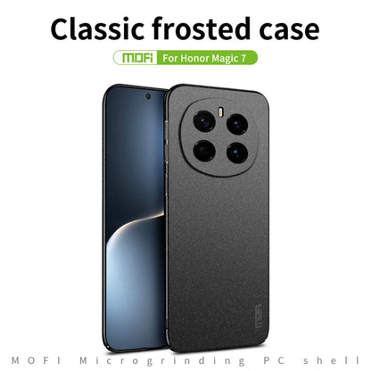 For Honor Magic7 MOFI Fandun Series Frosted PC Ultra-thin All-inclusive Phone Case(Black) - Honor Cases by MOFI | Online Shopping UK | buy2fix