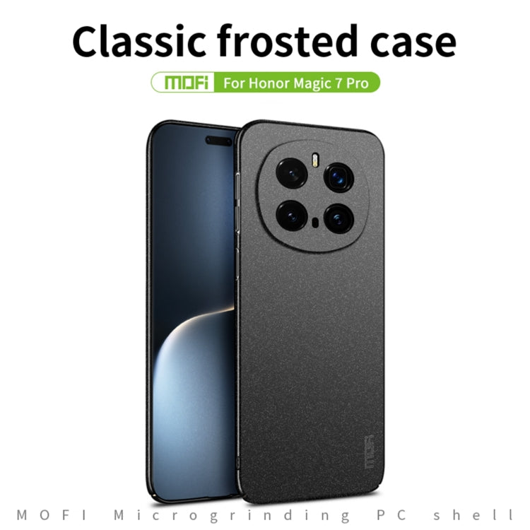 For Honor Magic7 Pro MOFI Fandun Series Frosted PC Ultra-thin All-inclusive Phone Case(Red) - Honor Cases by MOFI | Online Shopping UK | buy2fix