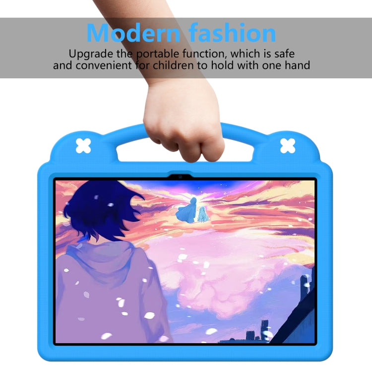 For  Lenovo Tab  P12 / Xiaoxin Pad Pro 12.7 Handle Kickstand Children EVA Shockproof Tablet Case(Sky Blue) - Lenovo by buy2fix | Online Shopping UK | buy2fix