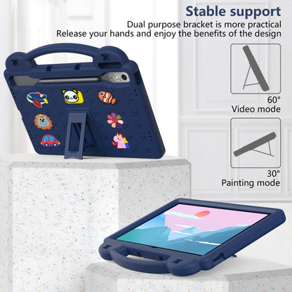 For  Lenovo Tab  P12 / Xiaoxin Pad Pro 12.7 Handle Kickstand Children EVA Shockproof Tablet Case(Navy Blue) - Lenovo by buy2fix | Online Shopping UK | buy2fix