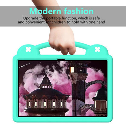 For  Lenovo Xiaoxin Pad Pro 12.7 2025 Handle Kickstand Children EVA Shockproof Tablet Case(Mint Green) - Lenovo by buy2fix | Online Shopping UK | buy2fix