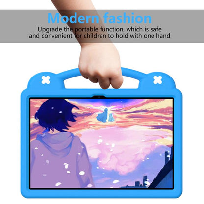 For  Lenovo Xiaoxin Pad Pro 12.7 2025 Handle Kickstand Children EVA Shockproof Tablet Case(Sky Blue) - Lenovo by buy2fix | Online Shopping UK | buy2fix