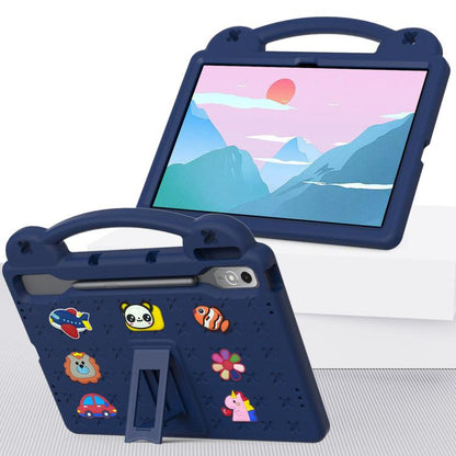 For  Lenovo Xiaoxin Pad Pro 12.7 2025 Handle Kickstand Children EVA Shockproof Tablet Case(Navy Blue) - Lenovo by buy2fix | Online Shopping UK | buy2fix