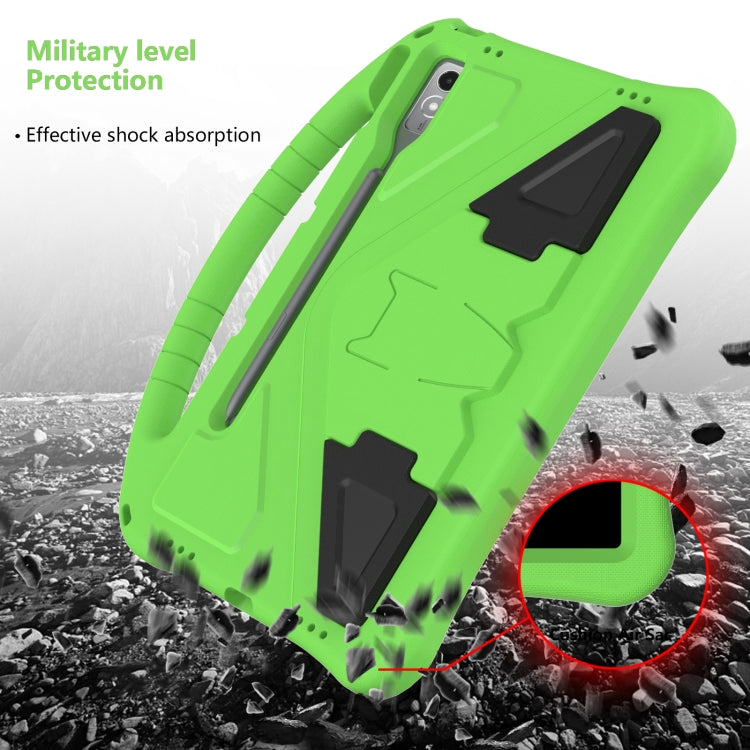 For Lenovo Tab P12  EVA Shockproof Tablet Case with Holder(Green) - Lenovo by buy2fix | Online Shopping UK | buy2fix