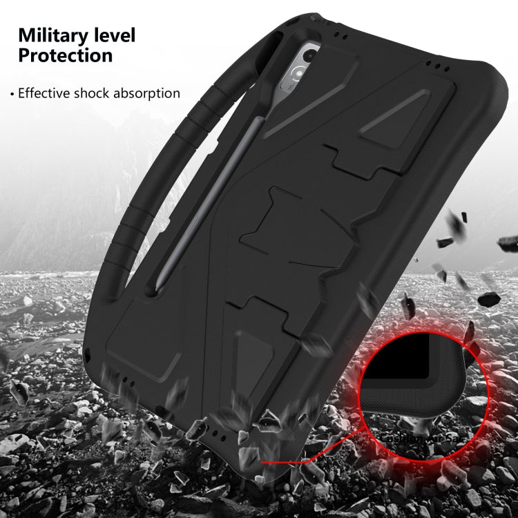 For Lenovo Tab P12 EVA Shockproof Tablet Case with Holder(Black) - Lenovo by buy2fix | Online Shopping UK | buy2fix