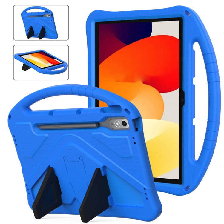 For Lenovo Tab P12 EVA Shockproof Tablet Case with Holder(Blue) - Lenovo by buy2fix | Online Shopping UK | buy2fix