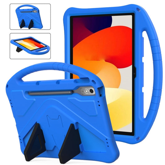 For Lenovo Tab P12 EVA Shockproof Tablet Case with Holder(Blue) - Lenovo by buy2fix | Online Shopping UK | buy2fix