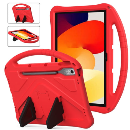 For Lenovo Tab P12 EVA Shockproof Tablet Case with Holder(Red) - Lenovo by buy2fix | Online Shopping UK | buy2fix