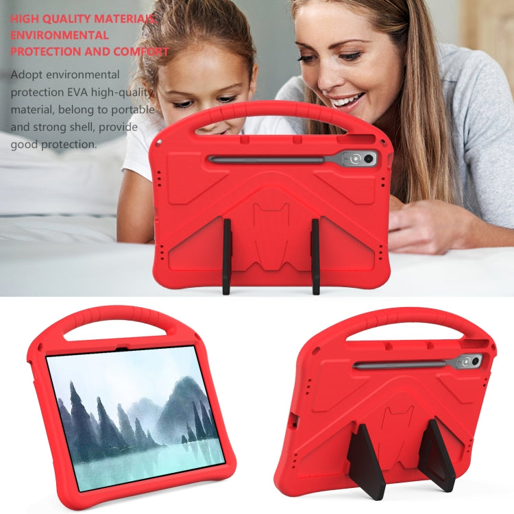 For Lenovo Tab P12 EVA Shockproof Tablet Case with Holder(Red) - Lenovo by buy2fix | Online Shopping UK | buy2fix