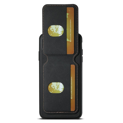 For iPhone XR Suteni H02 Litchi Leather Card Wallet Stand Back Phone Case(Black) - More iPhone Cases by Suteni | Online Shopping UK | buy2fix