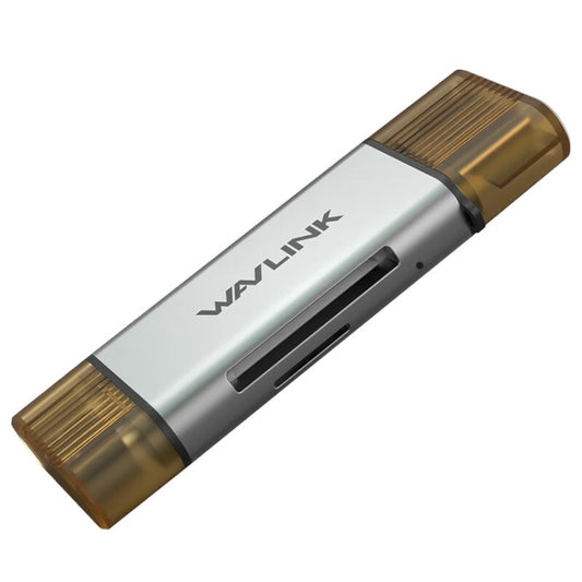 WAVLINK WL-CR3002 Multi-Function Mini Aluminum Alloy Shell Type-C+USB3.0 SD/TF Card Reader by buy2fix