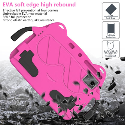 For TCL NxtPader 11 2023 Ice Baby EVA Shockproof Hard PC Tablet Case(Rose Red+Black) - Others by buy2fix | Online Shopping UK | buy2fix