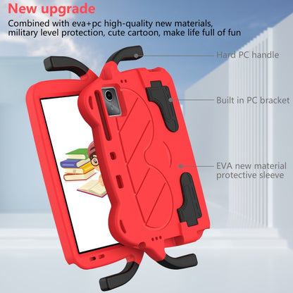 For DOOGEE T30 Pro 11 2023 Ice Baby EVA Shockproof Hard PC Tablet Case(Rose Red+Black) - Others by buy2fix | Online Shopping UK | buy2fix