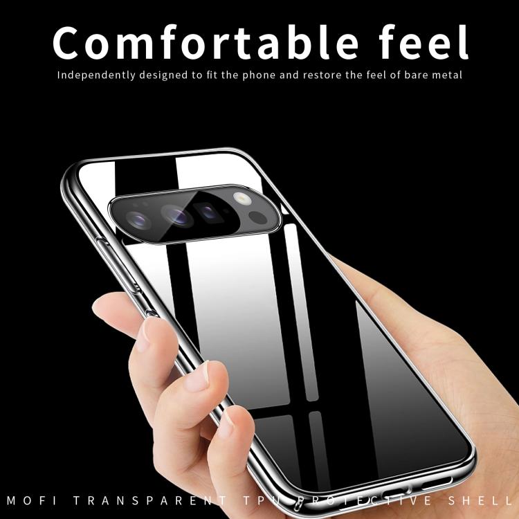 For Google Pixel 10 / 10 Pro MOFI Ming Series Transparent Ultra-thin TPU Phone Case(Transparent) - Google Cases by MOFI | Online Shopping UK | buy2fix