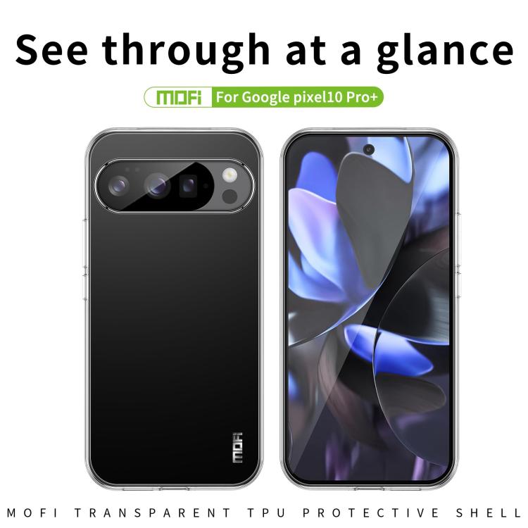 For Google Pixel 10 Pro XL MOFI Ming Series Transparent Ultra-thin TPU Phone Case(Transparent) - Google Cases by MOFI | Online Shopping UK | buy2fix