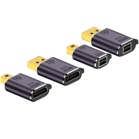 Mini DP Male to Mini DP Female Adapter 8K 60Hz HD Video Transmission Expanding by buy2fix