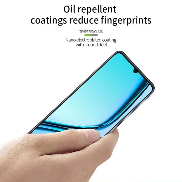 For Realme Note 50 MOFI 9H 2.5D Full Screen Tempered Glass Film(Black) by MOFI