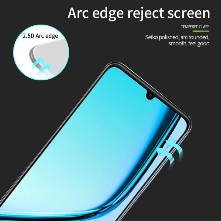 For Realme Note 50 MOFI 9H 2.5D Full Screen Tempered Glass Film(Black) by MOFI