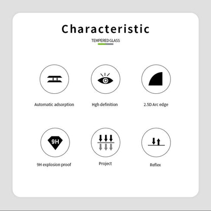 For Realme P1/ C65 MOFI 9H 2.5D Full Screen Tempered Glass Film(Black) by MOFI