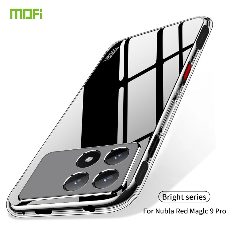 For Nubia Red Magic 9 Pro / 9 Pro+ MOFI Ming Series Transparent Ultra-thin TPU Phone Case(Transparent) - ZTE Cases by MOFI | Online Shopping UK | buy2fix