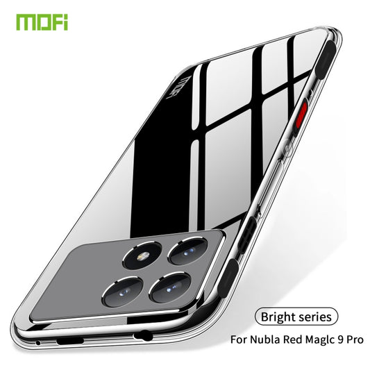For Nubia Red Magic 9 Pro / 9 Pro+ MOFI Ming Series Transparent Ultra-thin TPU Phone Case(Transparent) by MOFI