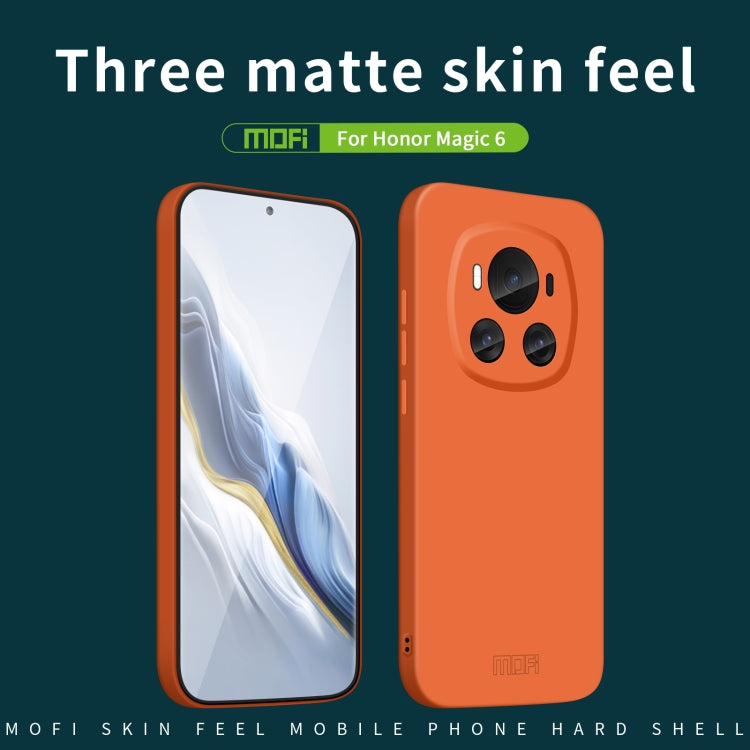 For Honor Magic6 MOFI Qin Series Skin Feel All-inclusive PC Phone Case(Black) - Honor Cases by MOFI | Online Shopping UK | buy2fix