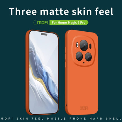 For Honor Magic6 Pro MOFI Qin Series Skin Feel All-inclusive PC Phone Case(Green) - Honor Cases by MOFI | Online Shopping UK | buy2fix