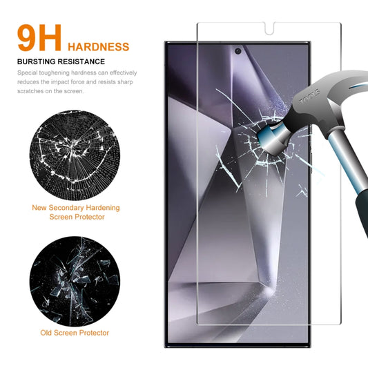 For Samsung Galaxy S25 Ultra 5G ENKAY 0.18mm High Aluminum-silicon Tempered Glass Film, Support Ultrasonic Fingerprint Unclock by ENKAY