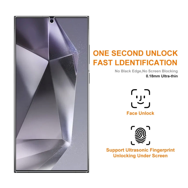 For Samsung Galaxy S25 Ultra 5G ENKAY 0.18mm High Aluminum-silicon Tempered Glass Film, Support Ultrasonic Fingerprint Unclock by ENKAY
