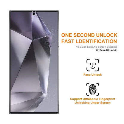 For Samsung Galaxy S25 Ultra 5G ENKAY 0.18mm High Aluminum-silicon Tempered Glass Film, Support Ultrasonic Fingerprint Unclock by ENKAY
