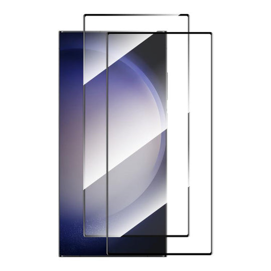 For Galaxy S25 Ultra 5G 2pcs ENKAY Hat-Prince 0.18mm High Aluminum-silicon Tempered Glass Film, Support Ultrasonic Fingerprint Unclock