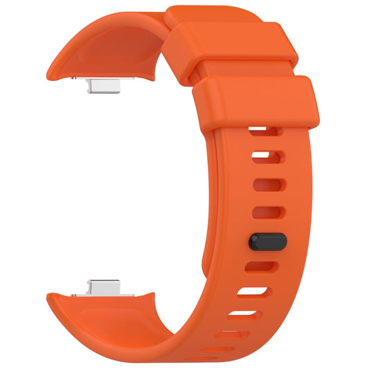 For Redmi Watch 4 Solid Color Silicone Sports Watch Band(Orange) by buy2fix