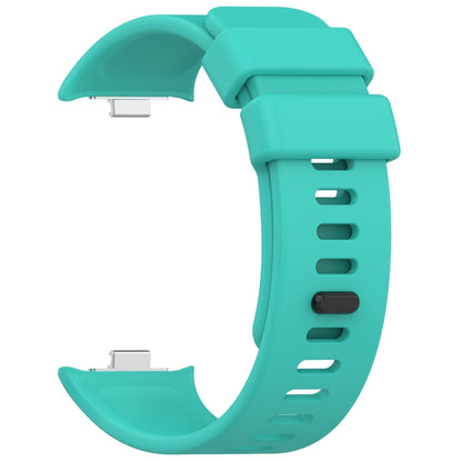 For Redmi Watch 4 Solid Color Silicone Sports Watch Band(Teal) - Watch Bands by buy2fix | Online Shopping UK | buy2fix