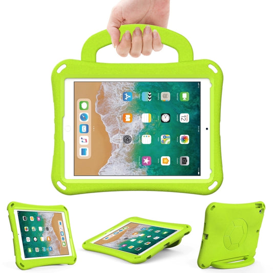 For iPad 9.7 2017/2018 / Air 2 / Air Handle Football Shaped EVA Shockproof Tablet Case(Grass Green) - More iPad Cases by buy2fix | Online Shopping UK | buy2fix