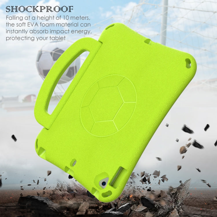 For iPad 9.7 2017/2018 / Air 2 / Air Handle Football Shaped EVA Shockproof Tablet Case(Grass Green) - More iPad Cases by buy2fix | Online Shopping UK | buy2fix