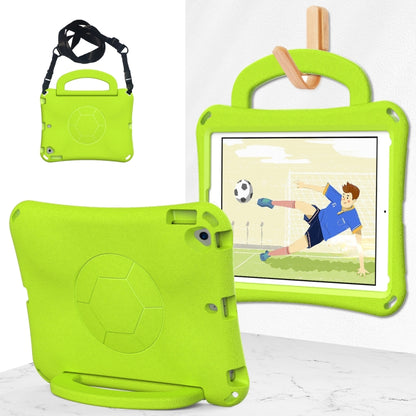 For iPad 9.7 2017/2018 / Air 2 / Air Handle Football Shaped EVA Shockproof Tablet Case(Grass Green) - More iPad Cases by buy2fix | Online Shopping UK | buy2fix